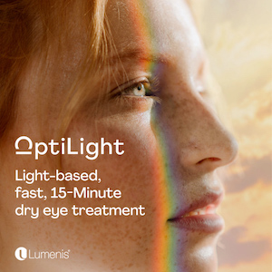 OptiLight: Light-based, fast, 15-minute dry eye treatment